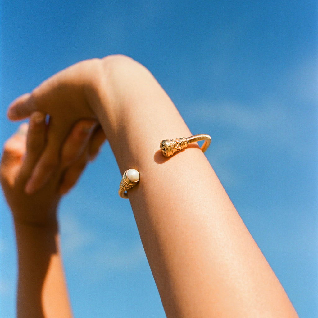 Timeless Island Cuff - Pearl • excluded from sale