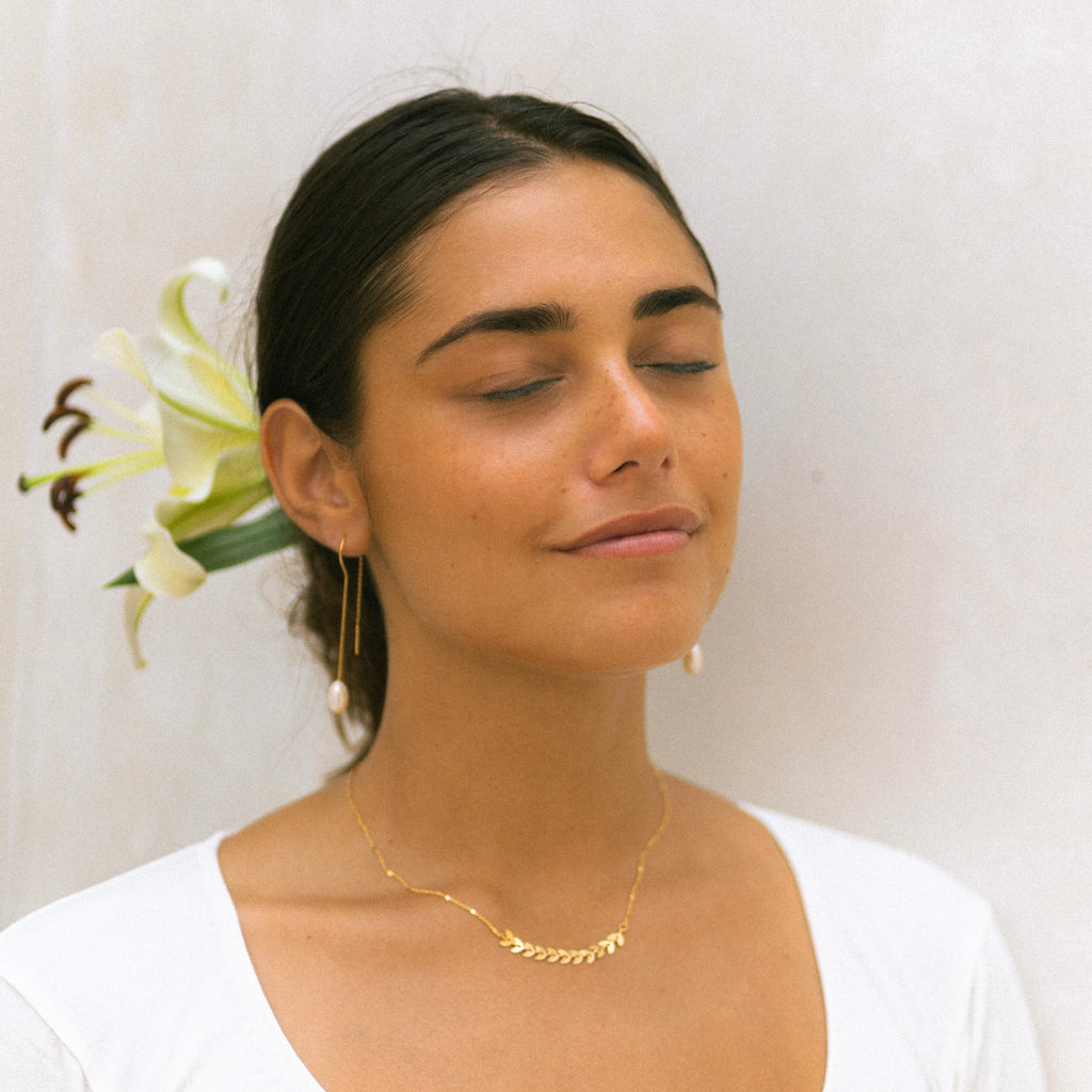 Cascade Athena Necklace - Gold