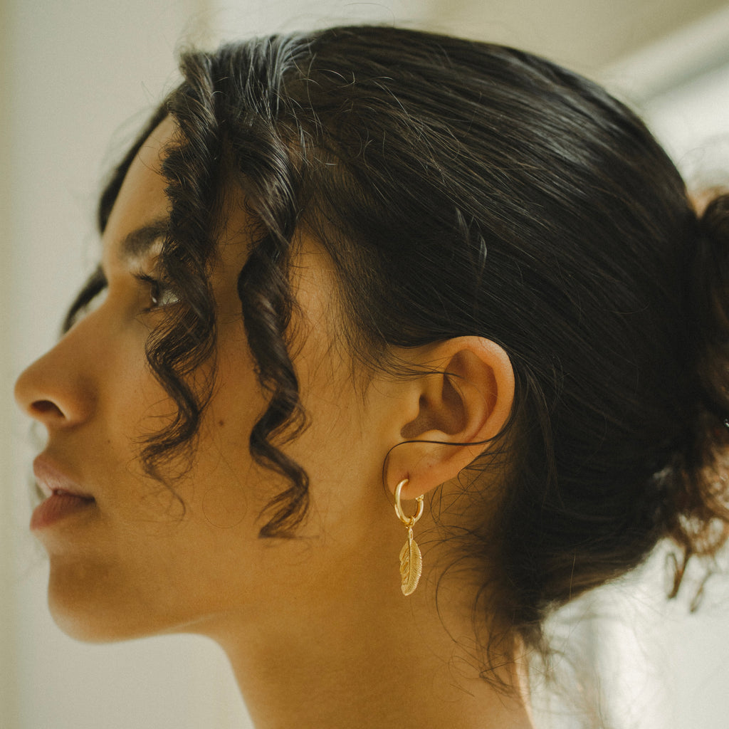 Freedom Hoop Earrings - Gold