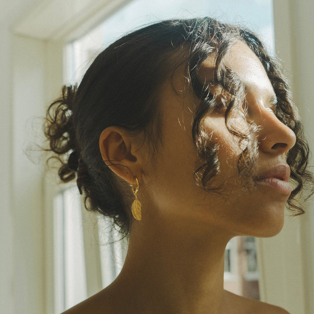 Freedom Hoop Earrings - Gold