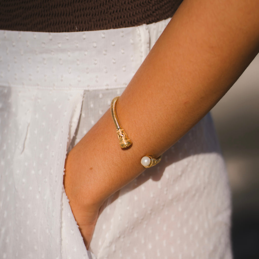 Timeless Island Cuff - Pearl • excluded from sale