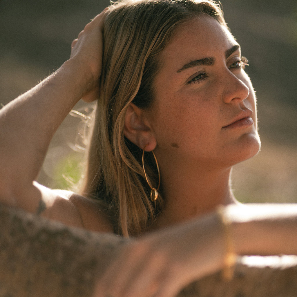 Drifter Hoop Earrings - Gold