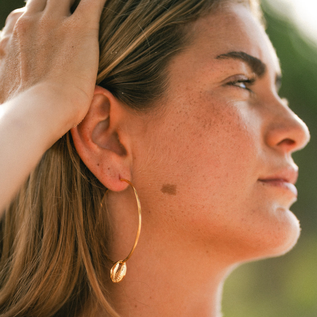 Drifter Hoop Earrings - Gold