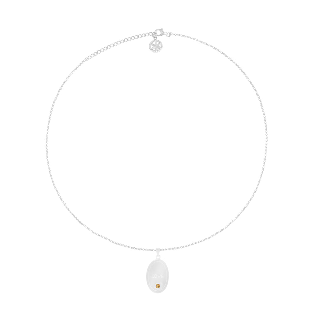 Lovers Necklace - Citrine