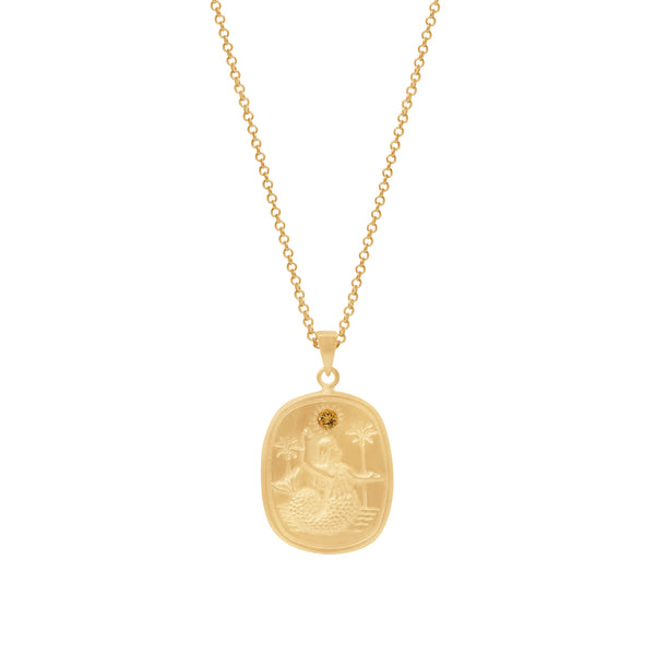 Golden Goddess Necklace - Citrine • excluded from sale