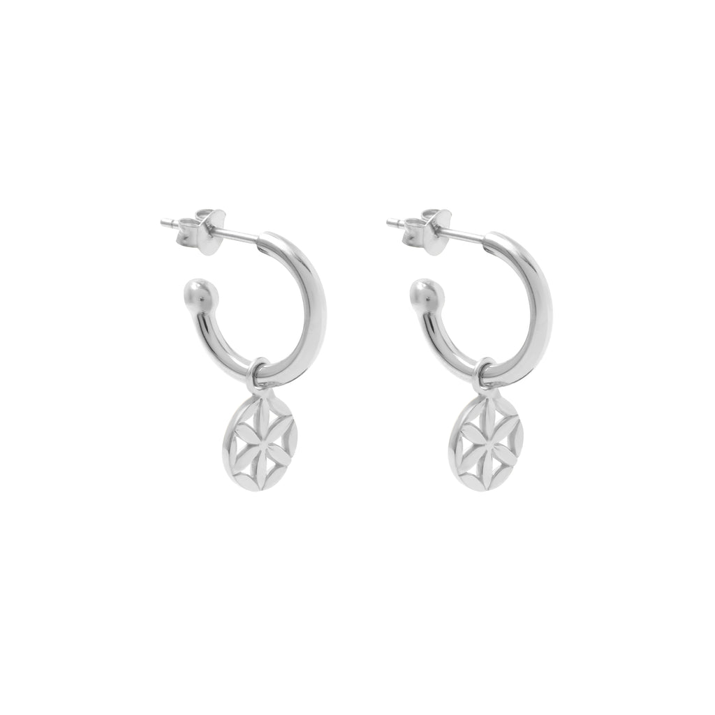 Fortune Hoop Earrings