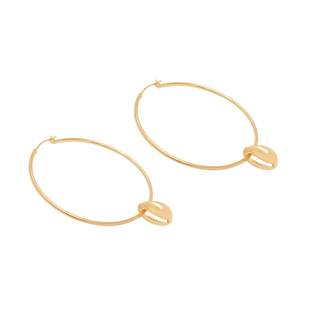 Drifter Hoop Earrings - Gold