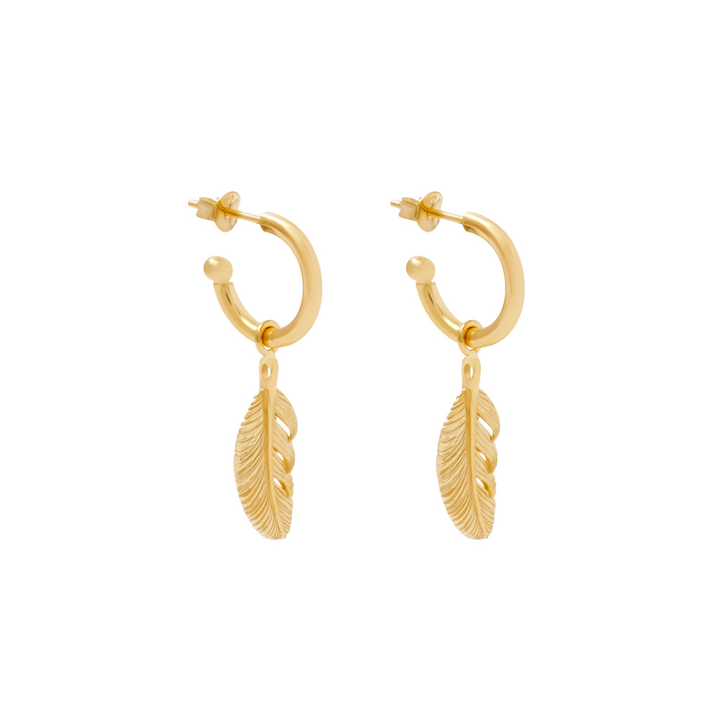 Freedom Hoop Earrings - Gold