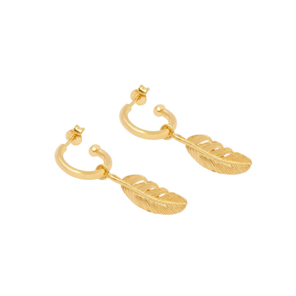 Freedom Hoop Earrings - Gold